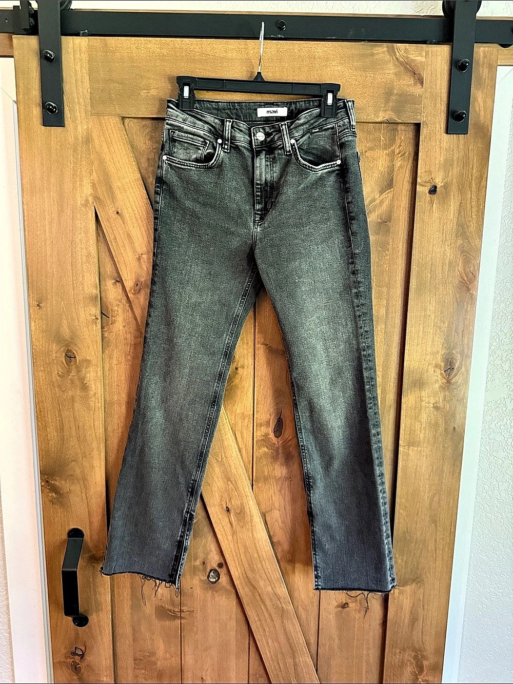Mavi Straight Leg Jeans Gray